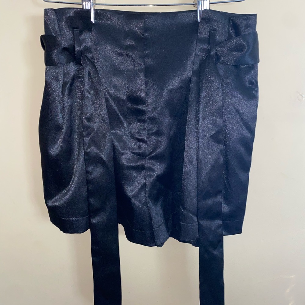 Black short shirt w/ belt